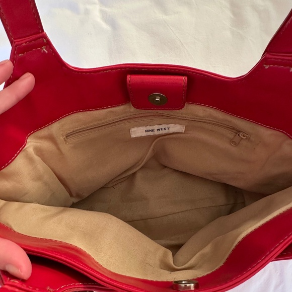 Nine West Red Purse - Picture 3 of 4
